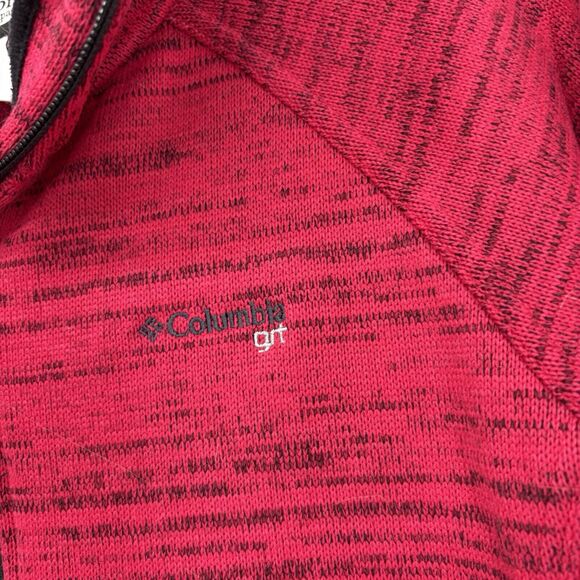 Columbia GRT Jacket Womens Large Heather Red/black Full Zip - Picture 6 of 9
